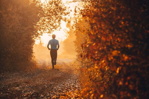 person running