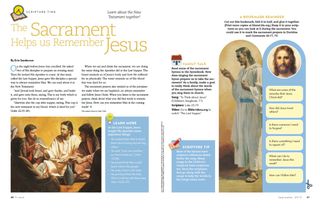 The Sacrament Helps Us Remember Jesus