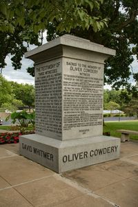 Three Witnesses monument in Richmond, Missouri