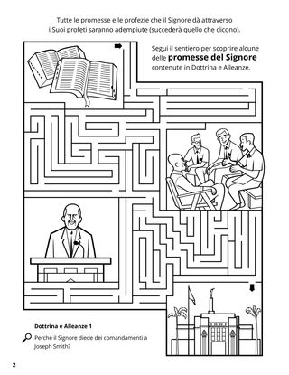 Doctrine, Covenants, and Commandments coloring page