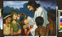 Christ Blessing the Nephite Children