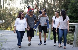 family-walking-together