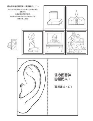 活動頁：信心來自聆聽神的話。