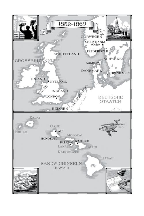 Karte der Missionen in Europa und auf den Inseln