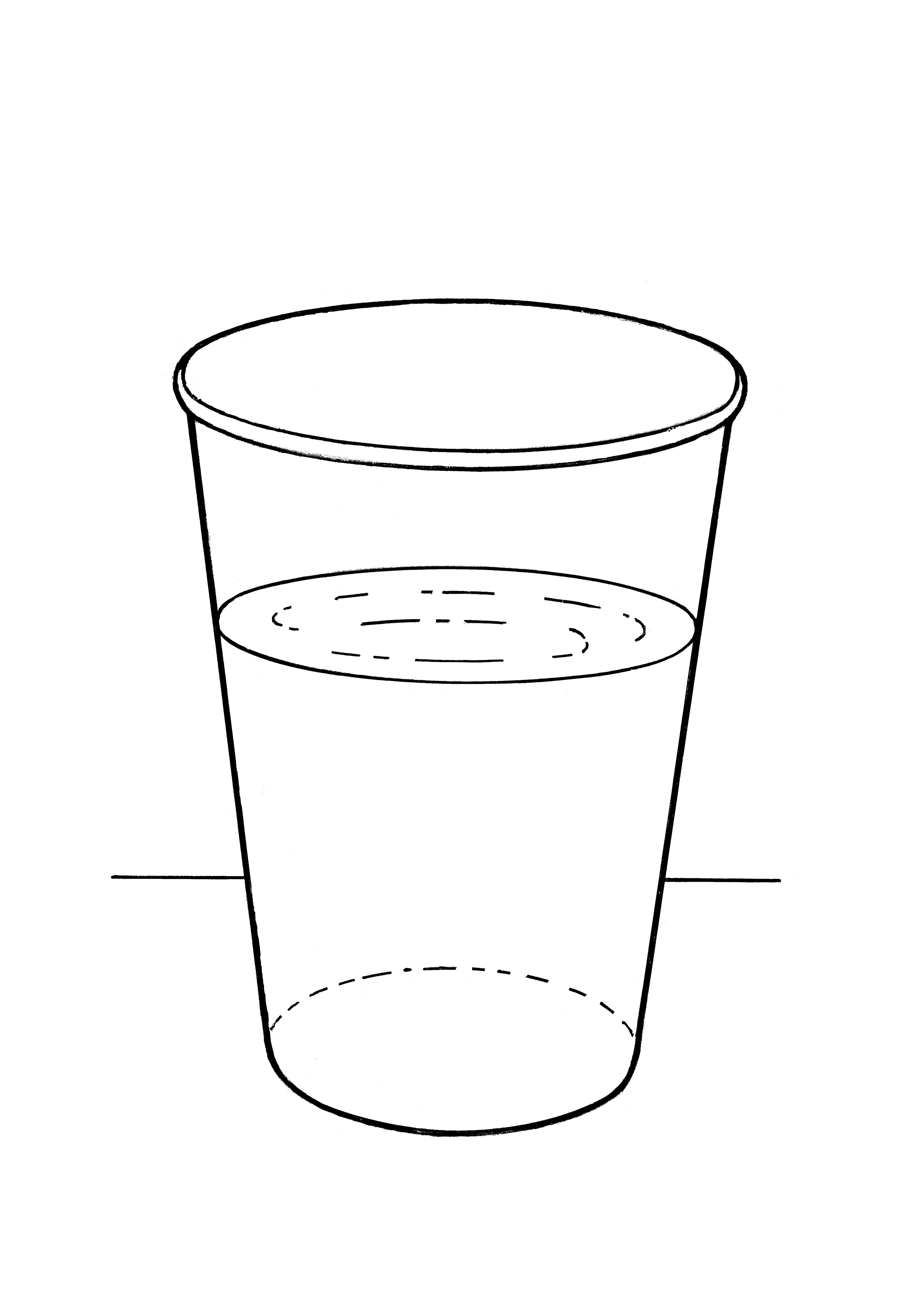 An illustration of a glass of water.
