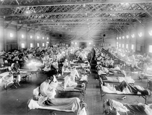 wounded soldiers in hospital