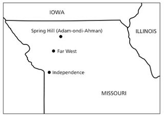 Karte: der Westen Missouris