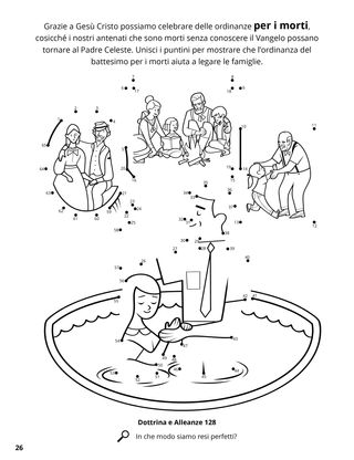 Baptisms for the Dead coloring page