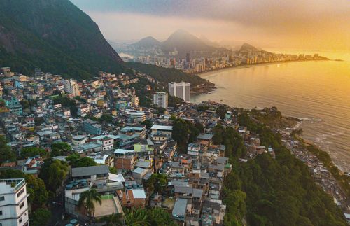 aerial view of Rio de Janeiro