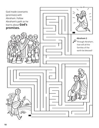 The Abrahamic Covenant coloring page