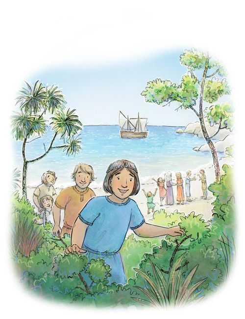 Nephi and his family