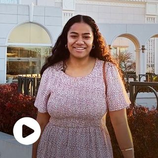 Screen capture of video "Youth Attending the Temple for the First Time"