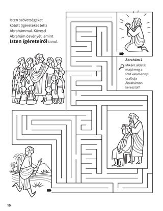 The Abrahamic Covenant coloring page