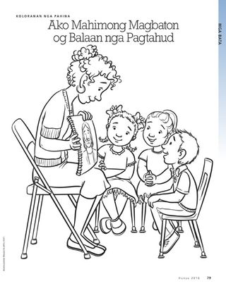 coloring page reverent