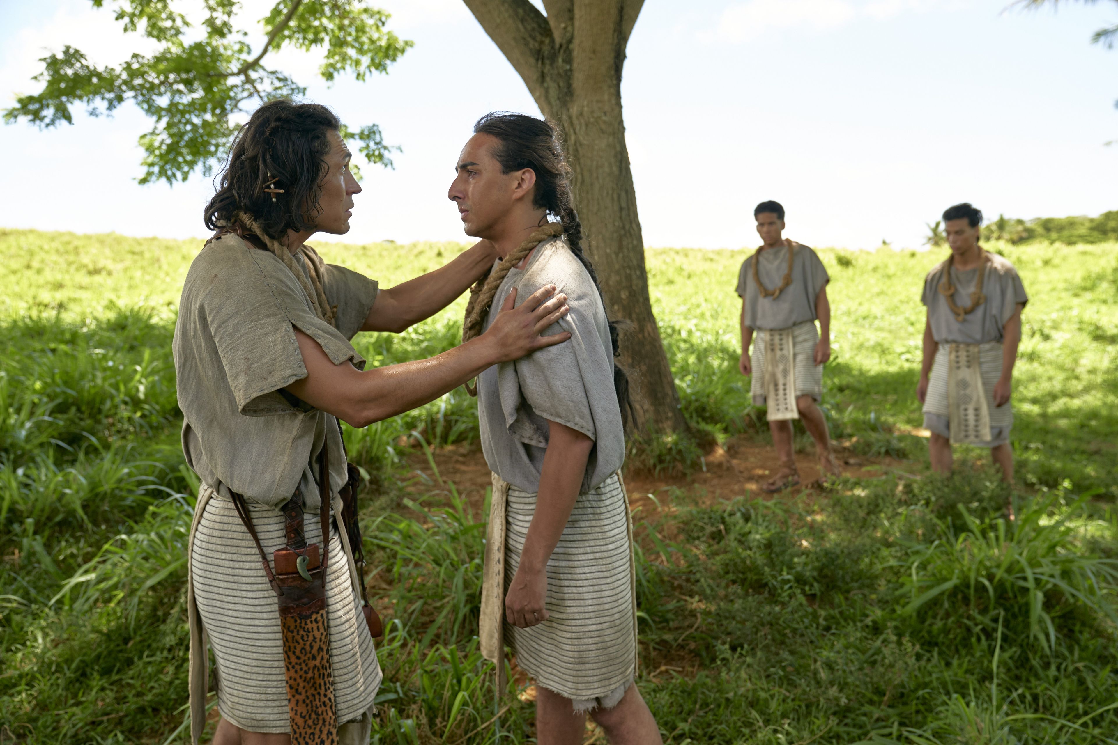 A servant of King Lamoni speaks with Ammon after the sheep are scattered in the land of Ishmael.