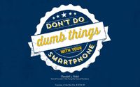 dumb things wallpaper