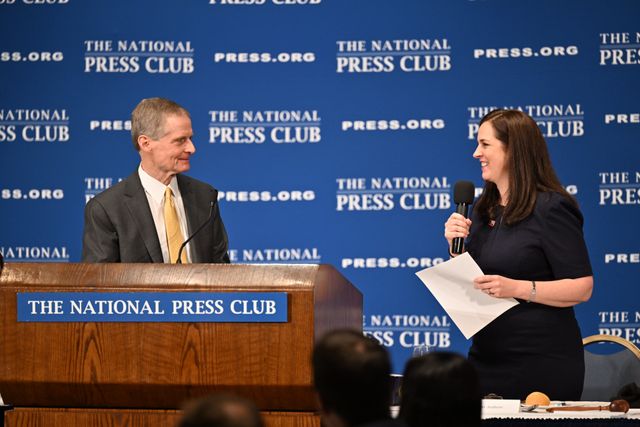 David A. Bednar at the National Press Club Luncheon