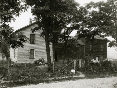 exterior of Joseph and Emma Smith home (center portion) in Harmony, Pennsylvania