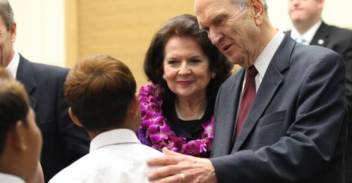 Russell M. Nelson and his wife Wendy