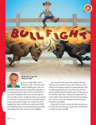 two bulls fighting
