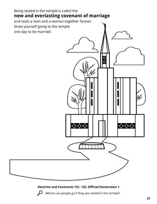 Eternal Marriage coloring page