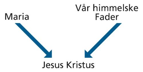 uppställning, Maria, vår himmelske Fader, Jesus Kristus