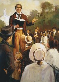 Joseph Smith preaching