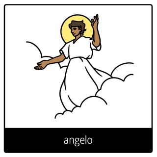 Simbolo del Vangelo “angelo”