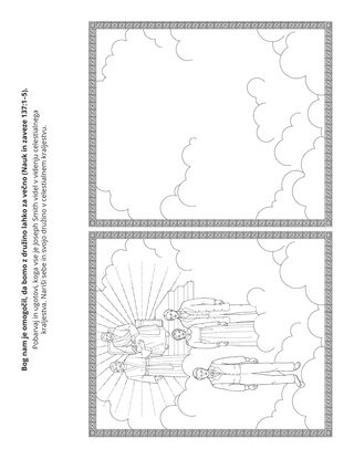 stran z dejavnostjo: Bog nam je omogočil, da bomo s svojimi družinami za večno