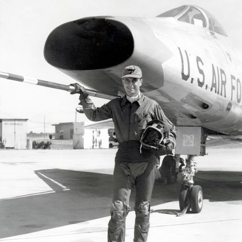 Robert D. Hales as a fighter pilot