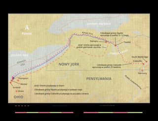 mapa podróży świętych