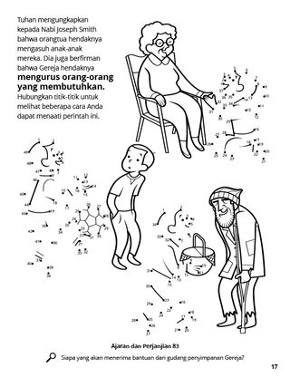The Poor and the Needy coloring page
