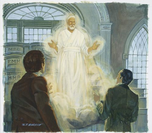 Elijah Restoring the Keys of the Sealing Power of the Priesthood