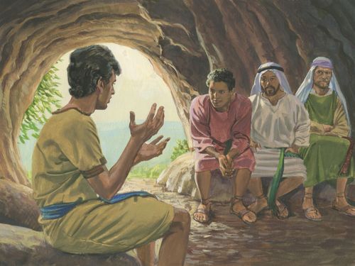 Nephi talking to brothers