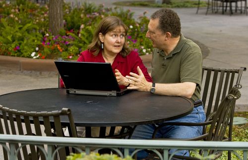 couple on computer