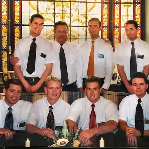 Elder Soares with missionaries