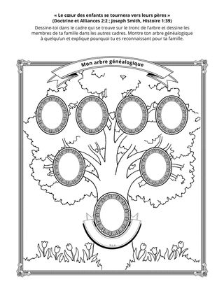 page d’activité pour les enfants