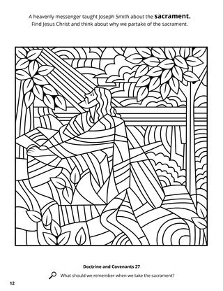 The Sacrament coloring page