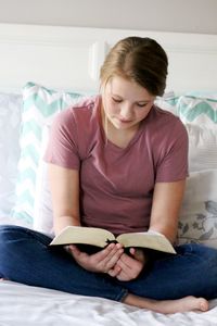 youth reading the Bible