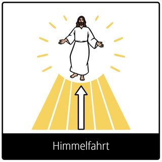 Symbol für Evangeliumsbegriff: Himmelfahrt