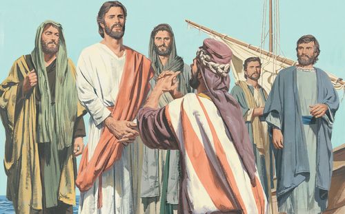 man asking Jesus for help