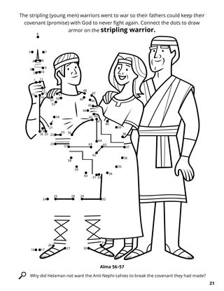 The Stripling Warriors coloring page