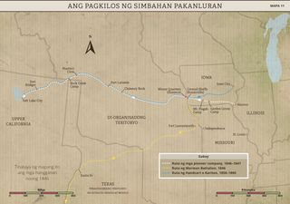 Mapa 11: Ang Pagkilos ng Simbahan Pakanluran