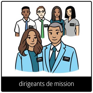 Pictogramme de l’Évangile pour « dirigeants de mission »