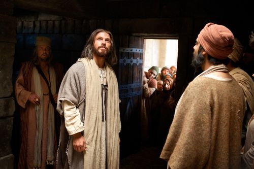 Mark 2:1–12, Jesus waits for man with palsy