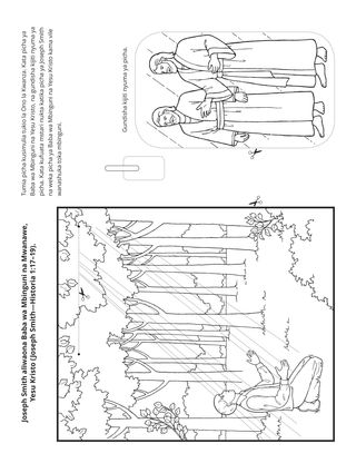 ukurasa wa shughuli: Joseph Smith aliwaona Baba wa Mbinguni na Yesu Kristo