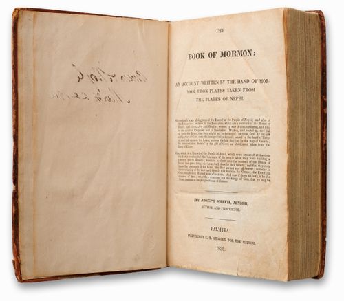 Book of Mormon first edition title page