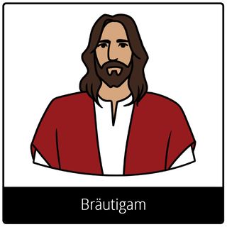 Symbol für Evangeliumsbegriff: Bräutigam