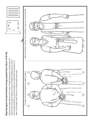 halaman aktiviti: Alma dan Amulek mempunyai iman