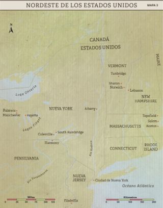 Mapa 3: Nordeste de los Estados Unidos